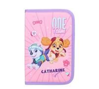 Undercover Federmappe Paw Patrol Kinder mit Name personalisiert | Schüleretui Rettungs-Hunde inklusive Inhalt Mädchen Jungen | Federtasche Mäppchen für Grundschule Schulanfang rosa