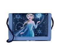 Undercover Frozen Geldbeutel für Kinder, Brustbeutel mit ELSA und Olaf Motiv, Blau, 9 x 2 x 13 cm, Portmonee für Jungen und Mädchen