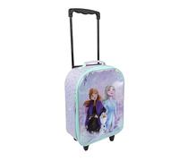 Undercover - Frozen Kinder Trolley - geräumiges Hauptfach - idealer Reisebegleiter - verstellbare und fixierbare Teleskopstange