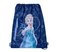 Undercover Frozen Turnbeutel für Kinder, Mädchen und Jungen, Blau mit Elsa-Motiv, 40x33 cm, ab 3 Jahren