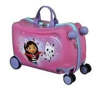 Undercover - Gabby's Dollhouse Ride-on Trolley - Kindergepäck zum Draufsitzen - Belastbar bis 50 kg - mit praktischen Tragegriffen - Stabiler Reisekoffer