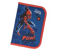 Undercover Gefüllte Federmappe Spider-Man mit Name personalisiert | Superhelden Federtasche Jungen mit Inhalt | Schüleretui Federmäppchen Set 30-teilig für Schulanfang
