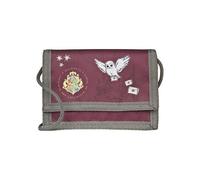Undercover Geldbeutel und Brustbeutel, mit Klettverschluss und Reißverschluss, Portemonnaie Kordelband, Geldscheinfach und Münzfach für Kinder, Jungen und Mädchen, 8 x 13 x 5 cm, Motiv: Harry Potter