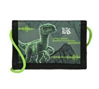 Undercover Geldbörse Dinosaurier Jurassic World Jungen - Personalisiert mit Name - Geldbörse Dino zum Umhängen Kinder