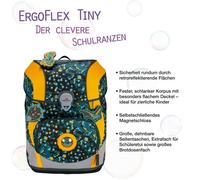 Undercover GmbH DerDieDas Schulranzen Set ErgoFlex Tiny, Schulranzen Set, 5tlg, Dino Time