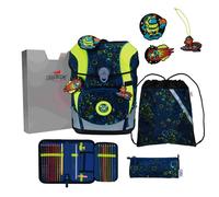 Undercover GmbH DerDieDas Schulranzen Set ErgoFlex Tiny, Schulranzen Set, 5tlg, Neon Crazy