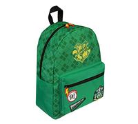 Undercover Harry Potter Slytherin Rucksack - Rucksack für Kinder - gepolsterter Tragegurt - Schulrucksack für Jungen und Mädchen - Freizeitrucksack mit Hogwarts Motiv - Harry Potter Fanartikel