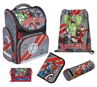 Undercover Jungen Clou Schulranzen Schulranzenset, Avengers