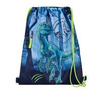 Undercover Jurassic World Turnbeutel für Kinder, Blau/Grün, ca. 40x33 cm, Schule und Sport, ab 3 Jahren