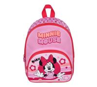 Undercover Kindergartenrucksack Disney Minnie Mouse Mädchen - Personalisiert mit Name - Mädchenrucksack im Set mit Trinkflasche Brotdose