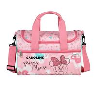 Undercover Kleine Sporttasche Minnie Mouse Kinder - Personalisiert mit Name - Disney Reisetasche Kindertasche Mädchen rosa
