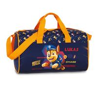 Undercover Kleine Sporttasche Paw Patrol Kinder mit Namen | Personalisierte Reisetasche Sportbeutel Jungen Mädchen | Schwimmtasche Kindersporttasche Hund Chase