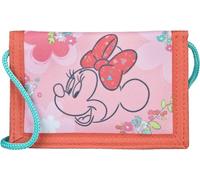 Undercover Minnie Mouse Geldbörse und Brusttasche mit Reißverschluss und Kordelzug, Geldscheinfach und Münzfach für Kinder, Jungen und Mädchen