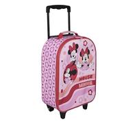 Undercover - Minnie Mouse Kinder Trolley - geräumiges Hauptfach - idealer Reisebegleiter - verstellbare und fixierbare Teleskopstange