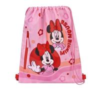 Undercover Minnie Mouse Turnbeutel, Pink, ca. 40x33 cm, mit Reißverschlussfach, für Kinder ab 3 Jahren