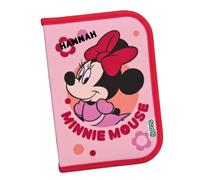 Undercover Personalisiertes Federmäppchen Disney Minnie Mouse mit Namen, Federmappe gefüllt mit Inhalt, Schulmäppchen Mädchen Kinder, Fanartikel Geschenk Einschulung Schule