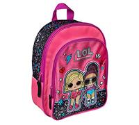Undercover Rucksack mit Vortasche, LOL Surprise, für Schule und Freizeit, ca. 31 x 25 x 10 cm , Pink