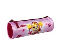 Undercover Schlampermäppchen Paw Patrol Skye mit Namen | Motiv Hunde für Mädchen in rosa | Personalisiertes Schüler-Etui Federmappe für Schule und Daheim