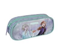 Undercover Schlampermappe Disney Frozen Mädchen - Personalisiert mit Name - Federmappe ELSA Anna - Schüleretui Schulanfang Kinder - pastelltürkis