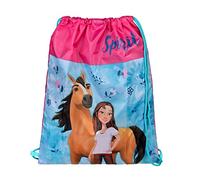 Undercover Schuhbeutel mit Sicherheitsverschluss, DreamWorks Spirit Turnbeutel, 40 cm, Blau