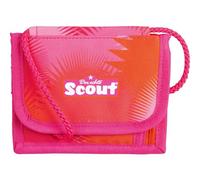 Undercover Scout Brustbeutel Florida Sunset, Pink-Orange, mit Reißverschluss, Klarsichtfach und Schlüsselring, 13,5x11x1 cm