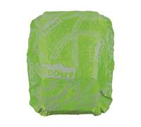 Undercover Scout Regenhülle für Rucksack, Neon Safety Cape, Grün, mit Gummizug, Reflektierend