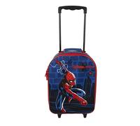 Undercover - Spider Man Kinder Trolley - geräumiges Hauptfach - idealer Reisebegleiter - verstellbare und fixierbare Teleskopstange