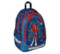 Undercover SPMA7560 - Schulrucksack mit Fronttasche, Marvels Spider-Man, mit 2 Hauptfächern, Front- und Seitentaschen, für Schule, Freizeit und auf Reisen, Reflektoren, ca. 31 x 41 x 15 cm
