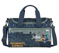 Undercover Sporttasche Kinder Harry Potter - Personalisiert mit Namen - Kleine Reisetasche Weekender Bag Mädchen Jungen (Grau)