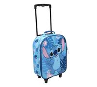Undercover - Stitch Kinder Trolley - geräumiges Hauptfach - idealer Reisebegleiter - verstellbare und fixierbare Teleskopstange