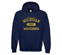 Underground Printing NCAA Offiziell lizenziertes College - University Team Color Athletic Arch Hoodie, Michigan Wolverines Navy, XXX-Large