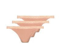Underprotection Bea Strings, 3-Pack, aus Lyocell Beige L