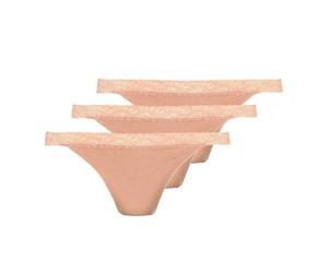 Underprotection Bea Strings, 3-Pack, aus Lyocell Beige XL
