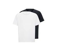 Hugo Boss T-Shirt Boss Comfort – 2er-Pack Rundhals Kurzarm 100% Baumwolle, 4XL Open Blue
