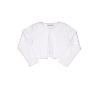 Une Hautre Couture Mädchen Edel Kommunionjacke Strickjacke Bolero Kommunion Blazer Pullover Festliche Schulterjacke Hochzeit Blumenmädchen Ivory (as3, Age, 9_Years, Regular, 134)