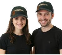 UNEARTH Metalcore-Band Baumwoll-Cap mit Logo-Stickerei Damen und Herren Fan-Artikel TC109217UNR Schwarz