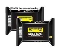 UNEED-GCY Einweg-Schuhtücher Set - Travel Portable Disposable Sneakers Cleaning Wet Wipes White Shoes Artifact -Quick, Easy & Disposable Cleaner (60Wipes)