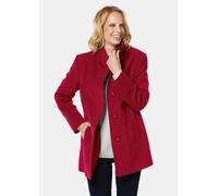 Unentbehrliche Wolljacke mit feinen Details rot 19