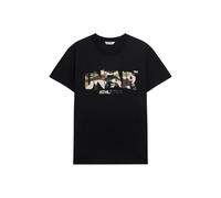 UNFAIR Athletics Classic Label Camo T-Shirt Herren Shirt schwarz, L