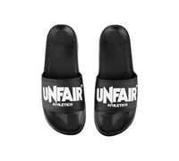 UNFAIR ATHLETICS Classic Label Slides black (black, EU Schuhgrößensystem, Erwachsene, Herren, Numerisch, M, 46)
