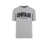 UNFAIR Athletics Classic Label T-Shirt Herren, Grey/Black, XXL