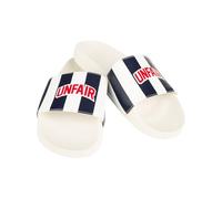UNFAIR Athletics Curved Azzuro Badelatschen Badeschuhe white navy, 38
