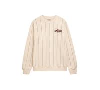 UNFAIR ATHLETICS Herren Crewneck Classic Label Pinstripes Cream (DE/NL/SE/PL, Alphanumerisch, XL, Regular, Regular)