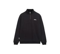 UNFAIR ATHLETICS Herren Sweatshirt Curved Halfzip Black (DE/NL/SE/PL, Alphanumerisch, XXL, Regular, Regular)