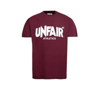 UNFAIR ATHLETICS Herren T-Shirt Classic Label Burgundy (DE/NL/SE/PL, Alphanumerisch, M, Regular, Regular, Burgundy)