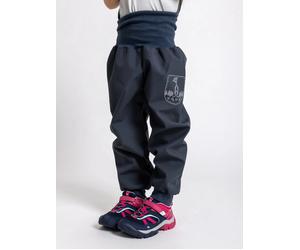Ungefütterte Softshell-Hose für Kleinkinder Basic, Dunkelgrau, Gr. 92/98