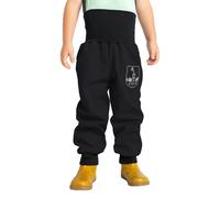 Ungefütterte Softshell-Hose für Kleinkinder Basic, Schwarz, Gr. 80/86