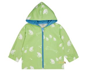 Ungefütterte Sommerjacke Abperleffekt Frosch hellgrün 110/116