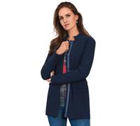 Ungefütterter Gehrock aus schicker Ottomanware blau 20