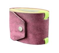 Ungtyb Leather Wallet, Slim Money Organizer, Magnetic Clasp, Compact Design Easy Access Wallet Ideal to Cash and Uni, Ideal for Everyday Use, 1 Piece, violett, riferimento alla descrizione